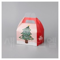 4487. 조각케익박스(소 메리)130x105x80-1pc / 케익만들기 케이크 케익상자