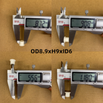 99 알루미나 내마 모성 도자기 눈 세라믹 와이어 좌초 기계 꼬인 활 구리 섬유 구슬, 8.9x9x6