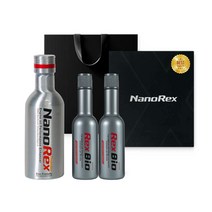 나노렉스 엔진오일첨가제 썬더 320ml + 렉스비오 연료첨가제 150ml 2EA 선물세트 (휘발유용)