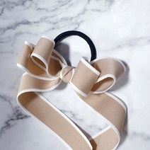 소공녀 투톤라인 머리끈(베이지 블루 퍼플)