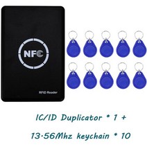 RFID 듀얼 주파수 복사기 NFC 스마트 칩 카드 암호화 리더 13.56Mhz 키 125Khz 토큰 작가 복제 프로그래머, [01] As the picture shows
