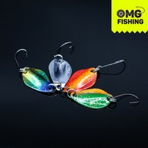 오마이갓피싱 송어스푼 도나 2g 송어낚시 산천어 빙어 배스 마이크로 스푼, TTD2-1
