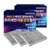 모디슨 PM2.5 초미세먼지 자동차 활성탄 에어컨필터 차량용품 1개입, 1개, 기아 모하 M.013