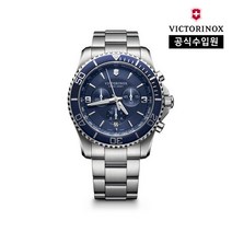 [빅토리녹스/공식] 매버릭 크로노그래프 블루 다이얼시계 241689
