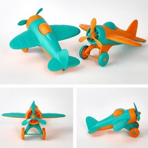 두돌아기 선물용 빙글빙글 프로펠러 비행기장난감 손주선물 공항놀이