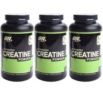옵티멈뉴트리션 마이크로나이즈드 크레아틴 파우더 언플레이버드, 300g, 3개