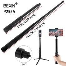 휴대폰짐벌 삼각대 확장 셀카 스틱 dji om 5 osmo mobile 5 4 3 카메라 feiyu zhiyun smooth moza mini isteady 액세서리, p255a