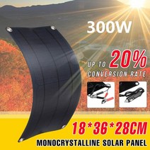 300w 태양 전지 패널 더블 usb 태양 전지 키트 자동차 요트 rv 배터리 충전기에 대 한 완전한 전원 은행 태양 전지판 1803602.8mm