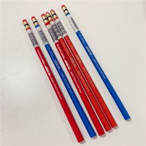 애니메이션색연필 유성 색연필 미국 삼복벼락말 애니메이션 디자인용 지우개 레드오렌지 블루, 01 B, 01 블루20044-3p