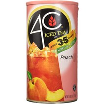 4C 복숭아맛 아이스티 분말 가루 2.34 kg