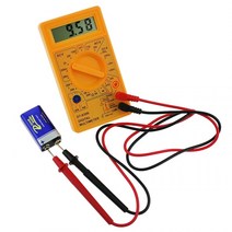 핸드 DT830B 디지털 멀티 미터 AC/DC 전압계 옴 테스터 750/1000V 프로브와 높은 안전, 한개옵션0