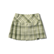 OIOI 오아이오아이 뉴진스 착용 PLAID PLEATS MINI SKIRT GREEN CHECK