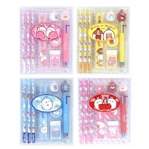 몰랑 케이스 문구세트 유치원 어린이집생일선물 유치원졸업선물 초등문구세트, 여아용