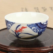 백자 실용적인 난초 찻잔 다기잔 중국찻잔 예쁜찻잔 미니잔, 단일속성