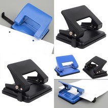 마트498 2공펀치 (색상랜덤) 가죽펀칭기 간인천공 구멍뚫는기계 구멍펀치 문서천공기 계약서천공기