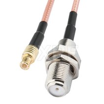 케이블 F 암-SMA SMB MCX MMCX 수 어댑터 피그 테일 RG316 확장 동축 점퍼, 03 F F to MCX M_04 25CM