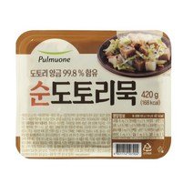 풀무원 아침식사대용 순 도토리묵 밀키트 종류 집밥 어린이반찬 별미 간단한요리 간편식 420g, 1개
