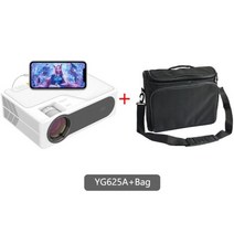 Everycomyg625 프로젝터 LED LCD 네이티브 1080P 7000 루멘 지원 블루투스 풀 HD USB 비디오 4K 비머 홈 시네마 극장, YG625A add Bag
