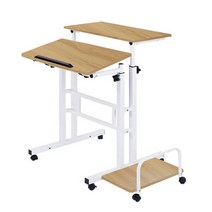 컴퓨터책상 스탠딩데스크 스탠딩워크책상 각도변경데스크 높이 조절 책상 이동식 컴퓨터 데스크, 책상