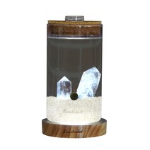 세남자바스켓 반려 무드등 국산 마리모 키우기 DIY 세트, 백수정+미니조명(흰색), 투명 자갈, 마리모(소)