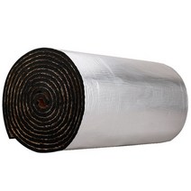 알루미늄 보온 결로방지단열재 열반사 은박 테이프, 3cm 알루미늄호일-(접착제X)-검정-10m2