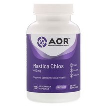 Advanced Orthomolecular Research Mastica Chios 매스틱 검 400mg 식물성캡슐 120정 유향나무추출물