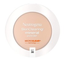 Neutrogena SkinClearing 미네랄 여드름 컨실링 프레스드 파우더 컴팩트 광택 프리 및 오일 흡수 메이크업 살리실산 함유 여드름 트러블을 커버 및 방지 버