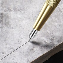 대리석 선긋기 철필 유리 금속 도안 금긋기 바늘 철펜, 1개