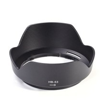 HB53 Nikon AF-S Nikkor 용 Mayonet 렌즈 후드 24-120mm F / 4G ED VR DSLR 렌즈 (Nikon HB-53 교체), 하나, 검은 색