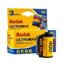 [국내발송] 코닥 울트라맥스400 필름 35mm 24컷 3롤 세트, 1개