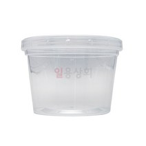 115파이 다회용 원형용기 스크루형 대 1박스(360세트) 뚜껑 색상 택1, 검정
