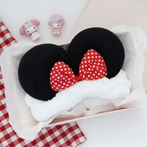 미니마우스 세안밴드 샤워 헤어밴드(5Colors), 핑크