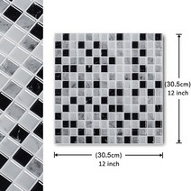 붙이는 데코 바닥 접착식 타일 스티커 붙이는벽타일 욕실 셀프타일시공 접착식 주방 벽면데코타일 Vividtiles self adhesive 모자이크 벽 데칼 diy 홈 장식 비닐, tsqs56