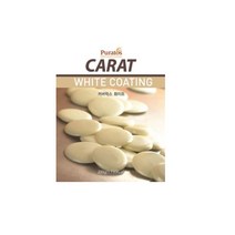 퓨라토스 코인 화이트 1kg 커버럭스 컴파운드 코팅 초콜릿 발렌타인데이 바크 파베, 1개