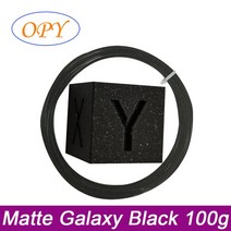 매트 Pla 필라멘트 3D 프린터 1.75Mm 1Kg 플라스틱 스레드 10M 100G 샘플 검정 회색 흰색, Galaxy Black 100g