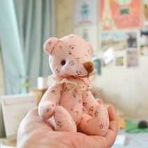 테디베어 키링 핑크 DIY.삼수니다락방