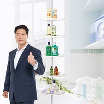 삼칠 튼튼한 조립식 무볼트 고정식 수납 코너정리대 5단