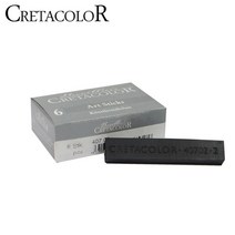 PGM1*^몰직사각 압축목탄 set (6개입) 407 02 고급흑연 스케치용품 크로키 드로잉연필 콘테 스틱 연심 전문가^*1췤pgm, a^^*옵션없슴