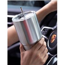 [히트템] 핸디 스텐 텀블러 대용량텀블러 600ml900ml/ koonshop, 은색 1개