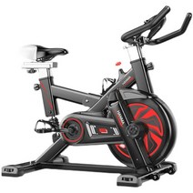 실내 자전거 스핀 바이크 스피닝 가정용 유산소 운동, 클래식-블랙