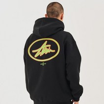 아키아 시그니쳐 로고 후드 1819 AKIA SIGNATURE LOGO HOODIE BLACK