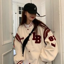여성야구점퍼 과잠바 봄 항공 Deeptown 야구 재킷 빈티지 대형 대표팀 여성 스트리트웨어