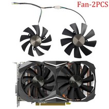 87MM GA92S2H 100MM GAA8S2H GAA8S2U 4Pin 쿨러 팬 ZOTAC GTX 1060 1070 Ti MINI HA 1080 미니 듀얼 그래픽 카드 냉각, Fan - 2PCS