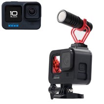 고프로10 호환 스켈레톤 핫슈 범퍼 케이스 GOPRO10 액션캠 고프로 콜드슈 조명 LED라이트 마이크 더프레임 인터넷방송 영상 카메라, A737 go10