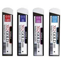 동아 XQ골드 1000 샤프심 1개입 0.5 리필심, HB