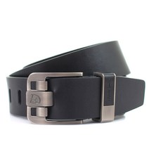 니콜레닉 캐주얼 가죽 벨트 다크 와이트 (GB-031) 블랙