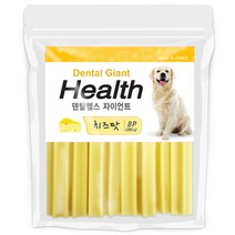덴탈헬스 플러스 자이언트 치석제거용 애견껌, 치즈맛, 260g, 1개