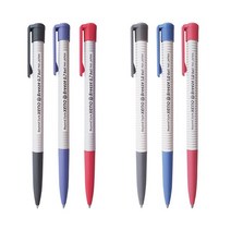 제노 Breeze 브리즈 볼펜 0.7mm 1.0mm 1타12입, 0.7 레드