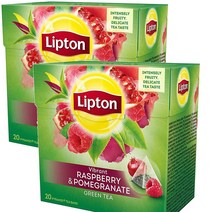 Lipton Tea Frambuesa y Granada 립톤 라즈베리 석류 과일차 허브티 20티백 2팩
