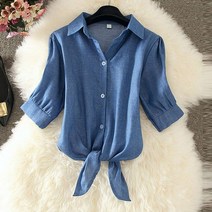 고방체크블라우스 스트라이프 프린트 패션 여름 캐주얼 턴 다운 칼라 긴 소매 셔츠 ladeis button tops blusas mujer 1 여성